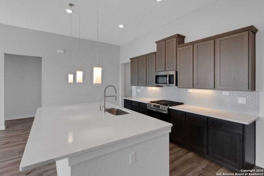 Furnished interior view inside a new home in Weltner Farms 50’s, New Braunfels (Image 4). Furnished interior view inside a new home in Weltner Farms 50’s, New Braunfels (Image 4).