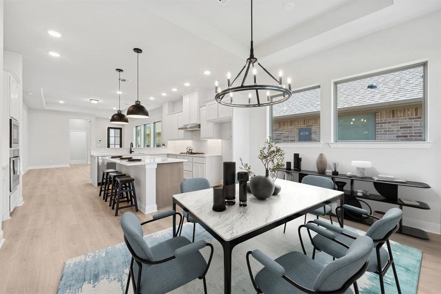 Furnished interior view inside a new home in Solterra - Garden Series, Mesquite (Image 4).