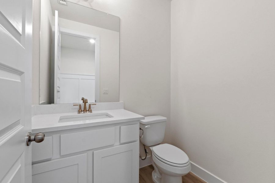 Furnished interior view inside a new home in Lariat, Liberty Hill (Image 13).