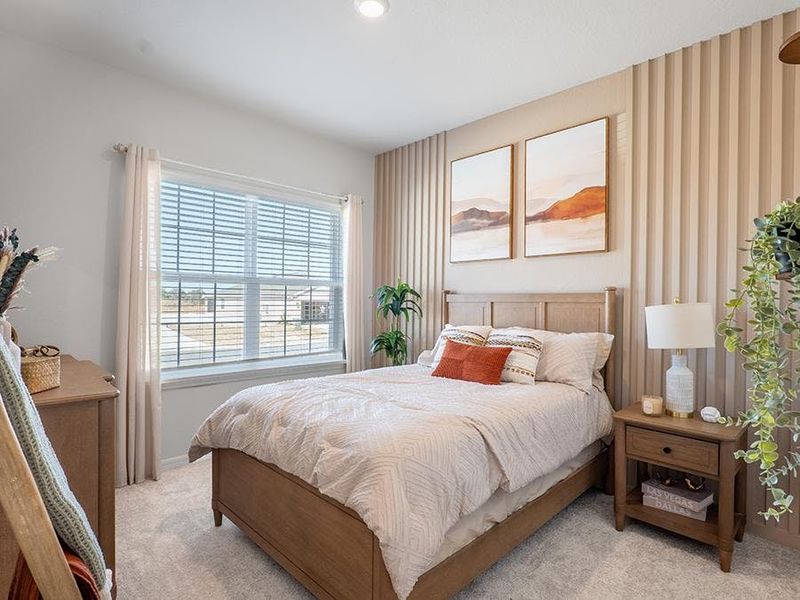 Bedroom 3 is ideal for household members or guests - Monroe by Highland Homes Bedroom 3 is ideal for household members or guests - Monroe by Highland Homes