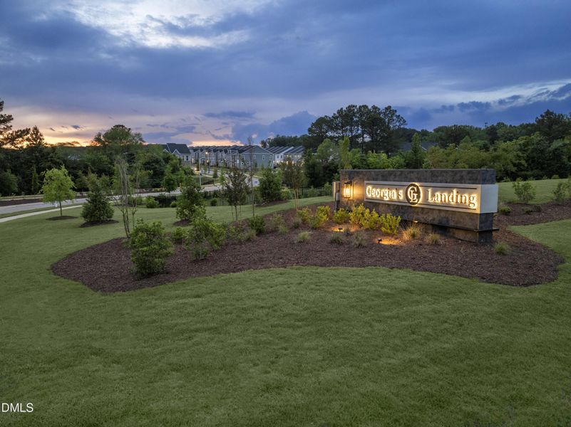 Entrance Dusk - RAL - Georgias Landing