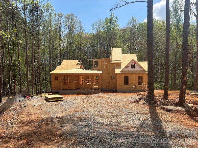 In-progress construction of a new home in , Iron Station, NC (Image 8).