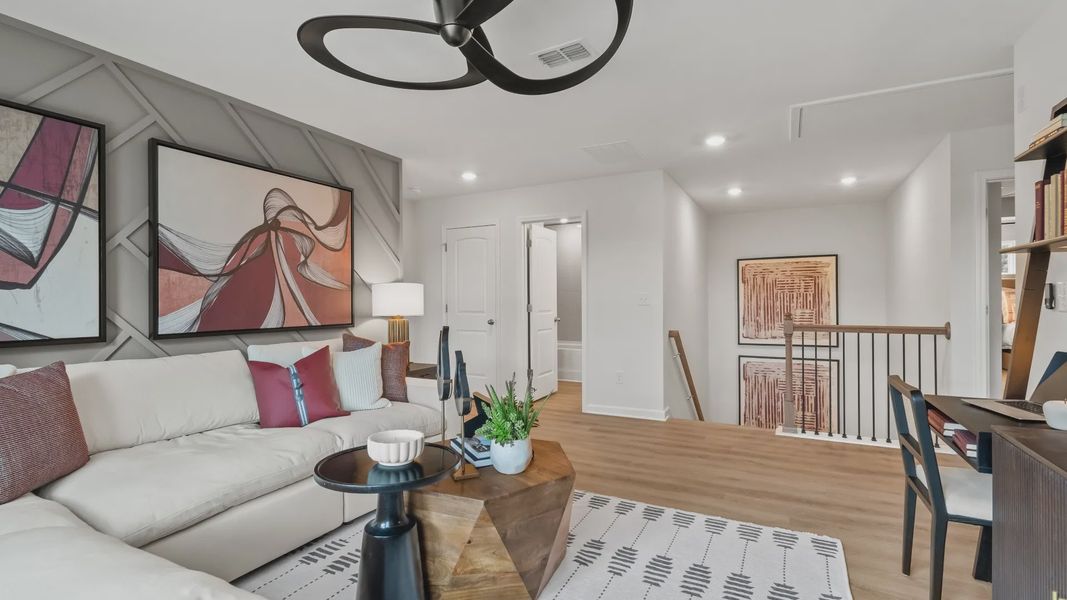 Furnished interior view inside a new home in Hamilton Lakes, Loganville (Image 24).