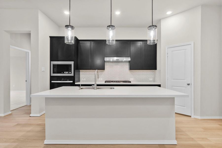 Furnished interior view inside a new home in The Highlands, Porter (Image 5).