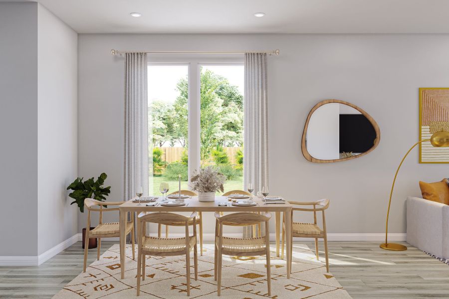 Representative furnished interior of a home built from the Heron by Tri Pointe Homes in Trillium, Richmond (Image 10).