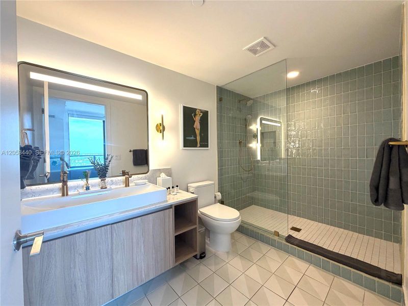 Furnished interior view inside a new home in , Miami (Image 8).