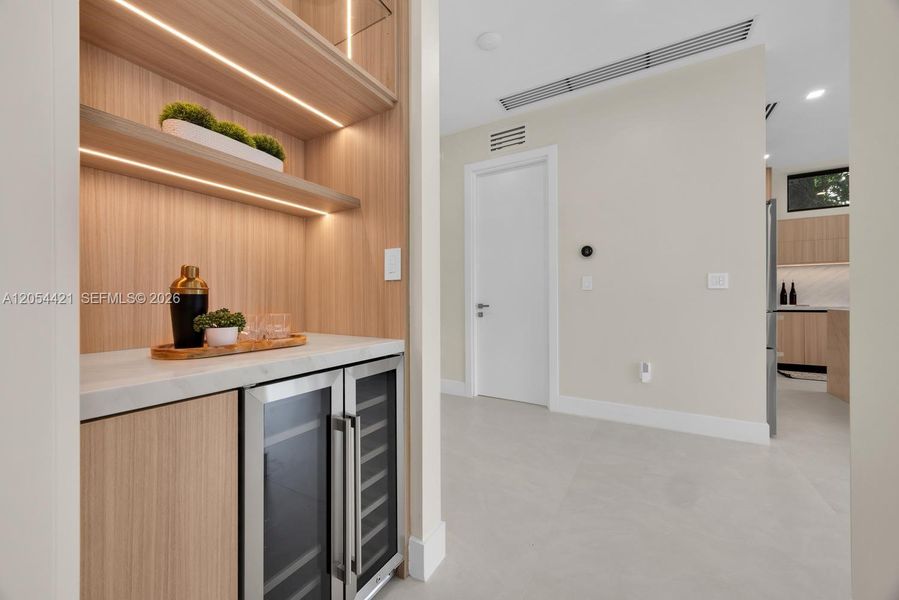 Furnished interior view inside a new home in , Miami (Image 12).