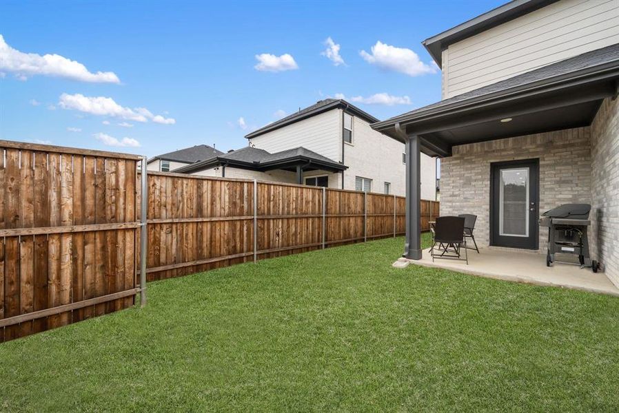 Exterior details and patio area of a home in , Frisco (Image 22).