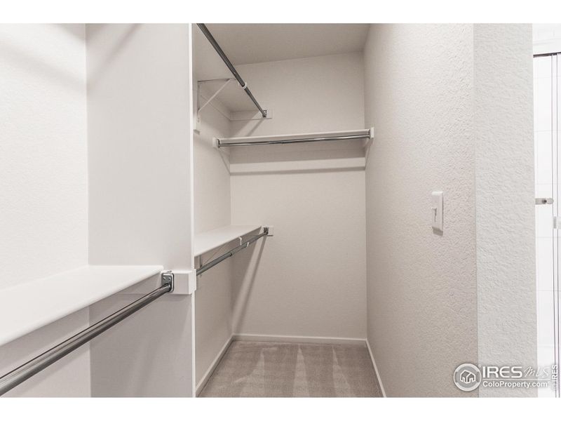 MASTER BEDROOM WALK IN CLOSET