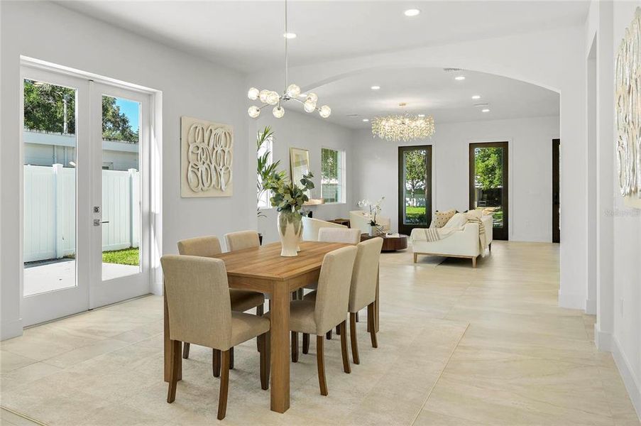 Furnished interior view inside a new home in , Winter Park (Image 12).