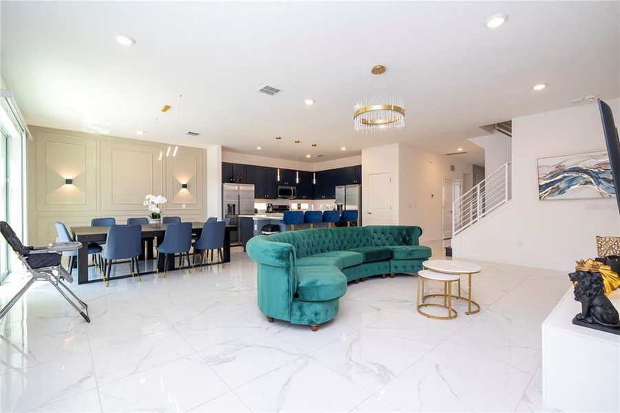 Furnished interior view inside a new home in , Kissimmee (Image 43). Furnished interior view inside a new home in , Kissimmee (Image 43).