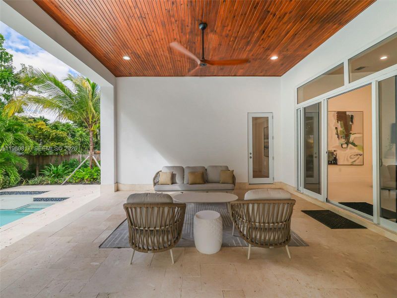 Exterior details and patio area of a home in , Biscayne Park (Image 28).