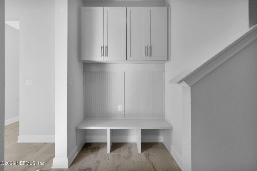 Furnished interior view inside a new home in Crosswinds at Nocatee, Ponte Vedra Beach (Image 11). Furnished interior view inside a new home in Crosswinds at Nocatee, Ponte Vedra Beach (Image 11).