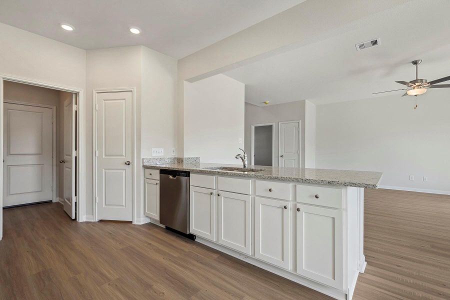 Furnished interior view inside a new home in Trails at Cochran Ranch, Waller (Image 7).
