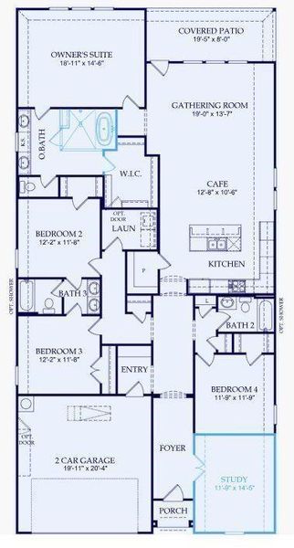 2D floor plan layout of this home in Valencia, Manvel, TX (Image 1). 2D floor plan layout of this home in Valencia, Manvel, TX (Image 1).