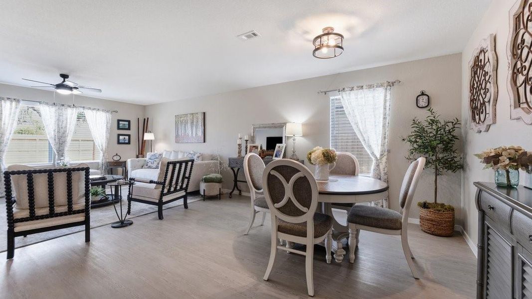 Furnished interior view inside a new home in Trails at Cochran Ranch, Waller (Image 11).