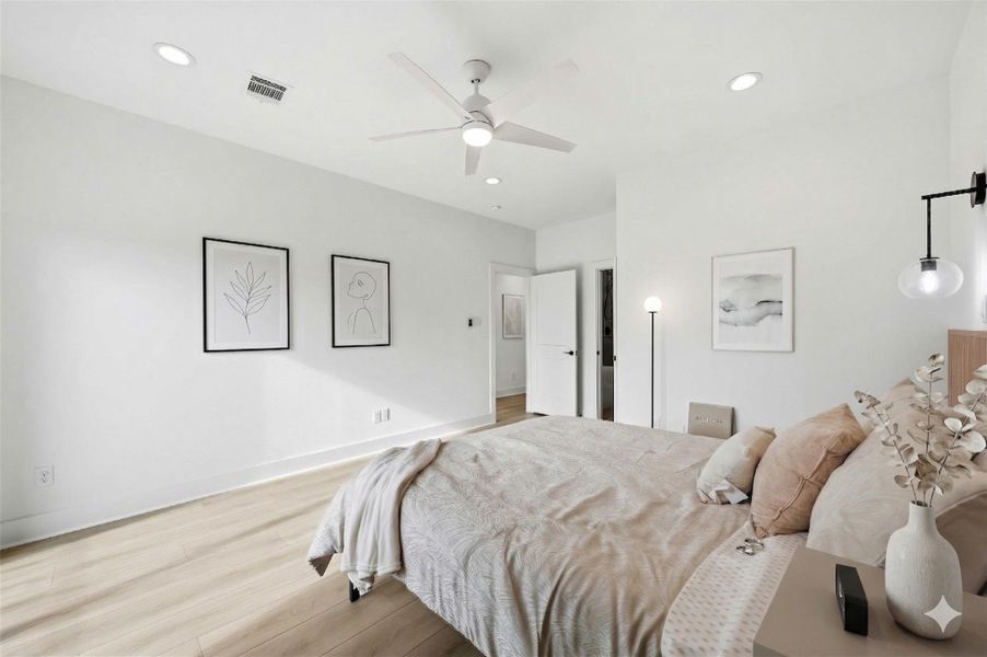 Furnished interior view inside a new home in , Houston (Image 5).