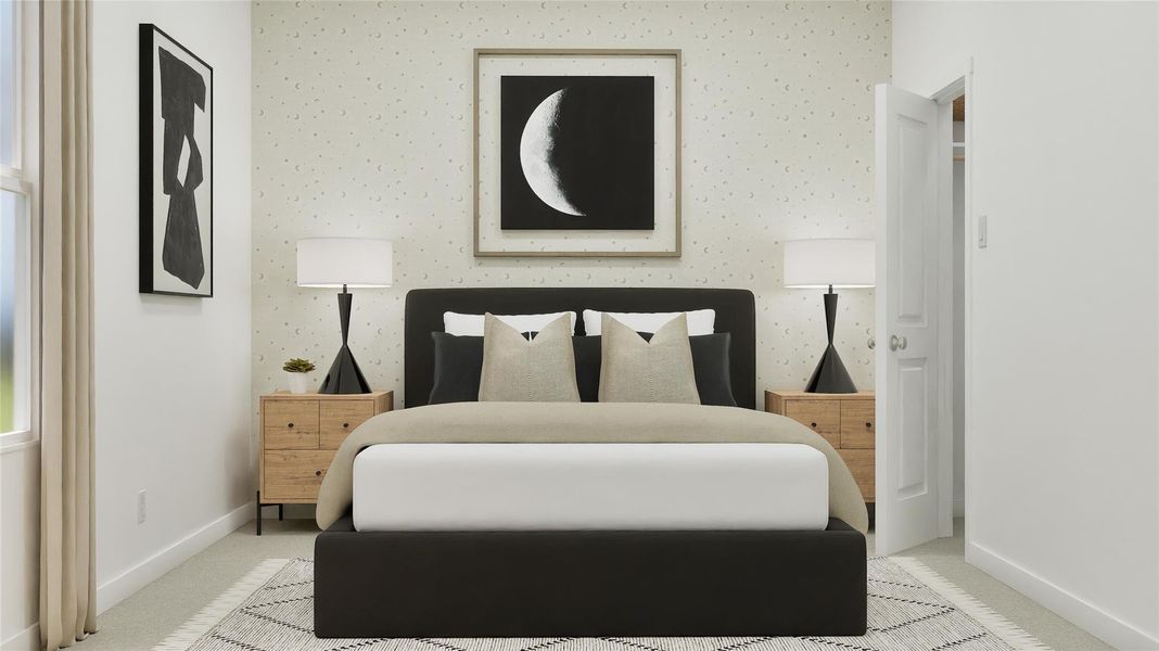 Furnished interior view inside a new home in Thunder Rock: Classic Collection, Marble Falls (Image 20). Furnished interior view inside a new home in Thunder Rock: Classic Collection, Marble Falls (Image 20).