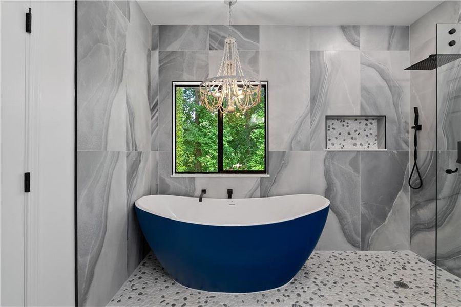 Furnished interior view inside a new home in , Atlanta (Image 32).