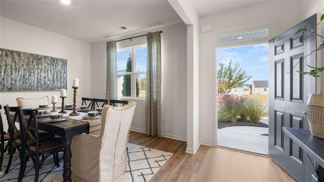 Furnished interior view inside a new home in Poplar Preserve, Newnan (Image 12).