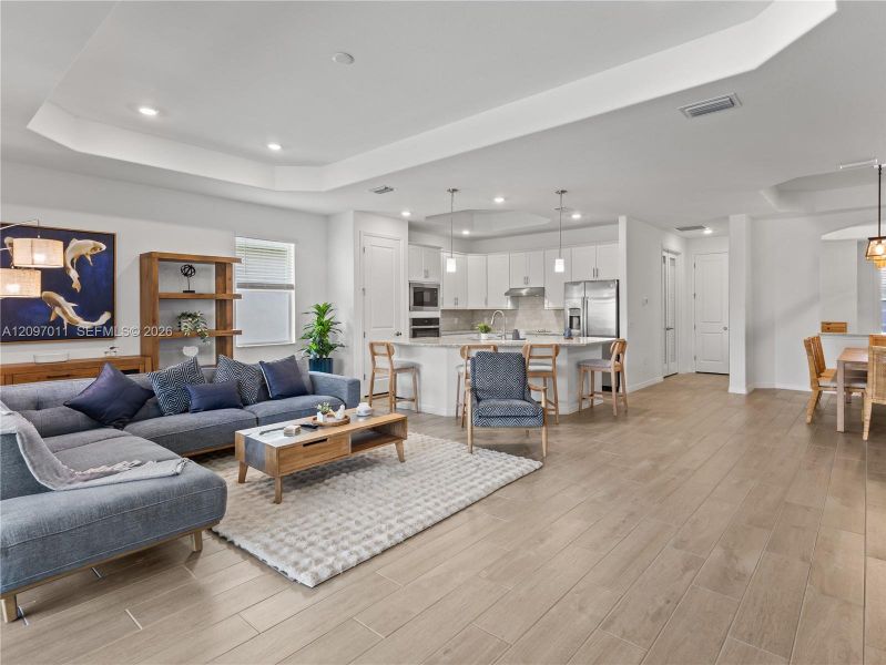 Furnished interior view inside a new home in , Punta Gorda (Image 33).