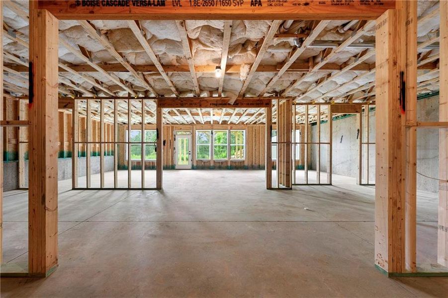 In-progress construction of a new home in Cresswind Georgia at Twin Lakes, Hoschton, GA (Image 23).