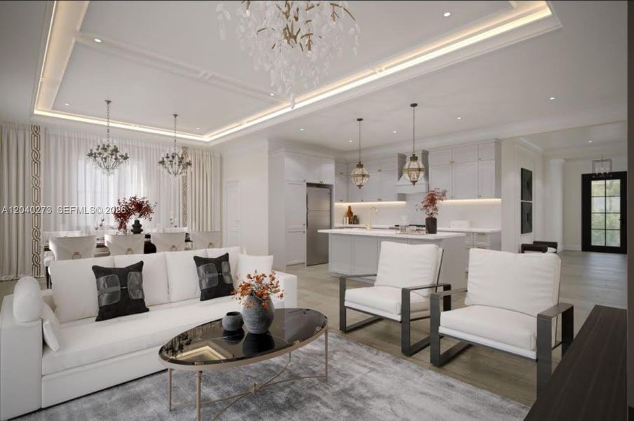Furnished interior view inside a new home in , Port Charlotte (Image 3).