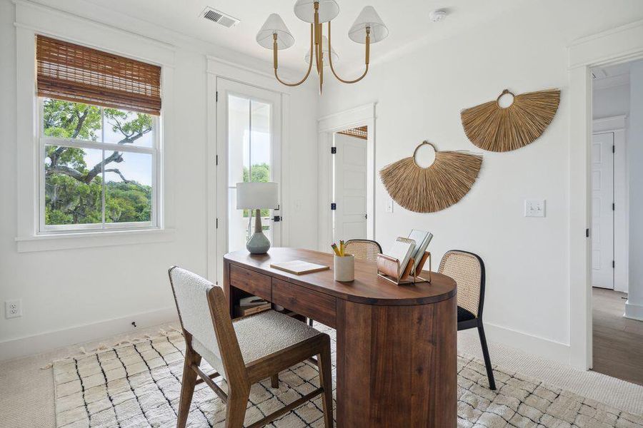 Furnished interior view inside a new home in Miller's Crossing, Johns Island (Image 20).