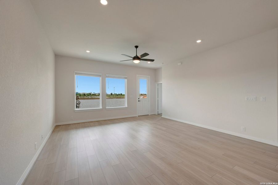 Spacious, unfurnished interior of a new home in Mayfair - Select Classic Series, New Braunfels (Image 21). Spacious, unfurnished interior of a new home in Mayfair - Select Classic Series, New Braunfels (Image 21).