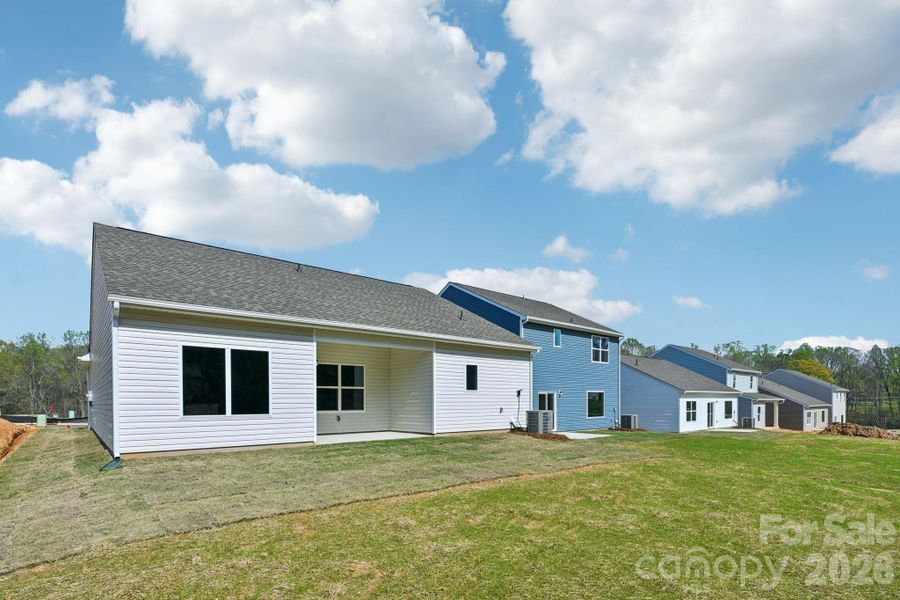Exterior details and patio area of a home in Willow Estates, Shelby (Image 4).