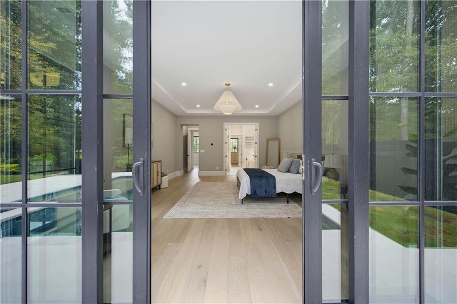 Furnished interior view inside a new home in , Atlanta (Image 69).