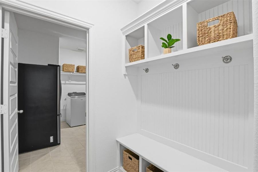Furnished interior view inside a new home in Whitewing Trails, Princeton (Image 21).