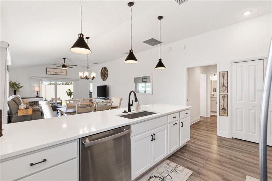 Furnished interior view inside a new home in , The Villages (Image 24).