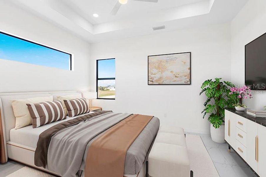 Furnished interior view inside a new home in , Cape Coral (Image 15).