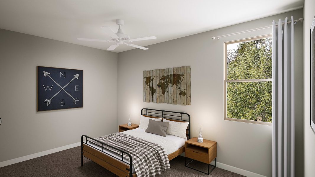 Representative furnished interior of a home built from the Romero Plan 4513 by Tri Pointe Homes in Terraza, San Tan Valley (Image 14).