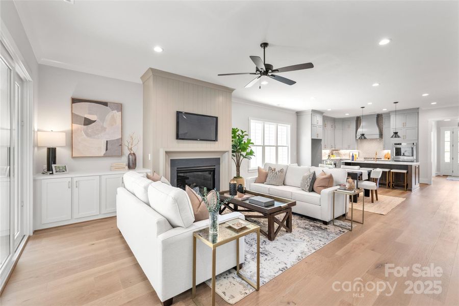 Furnished interior view inside a new home in , Davidson (Image 38).