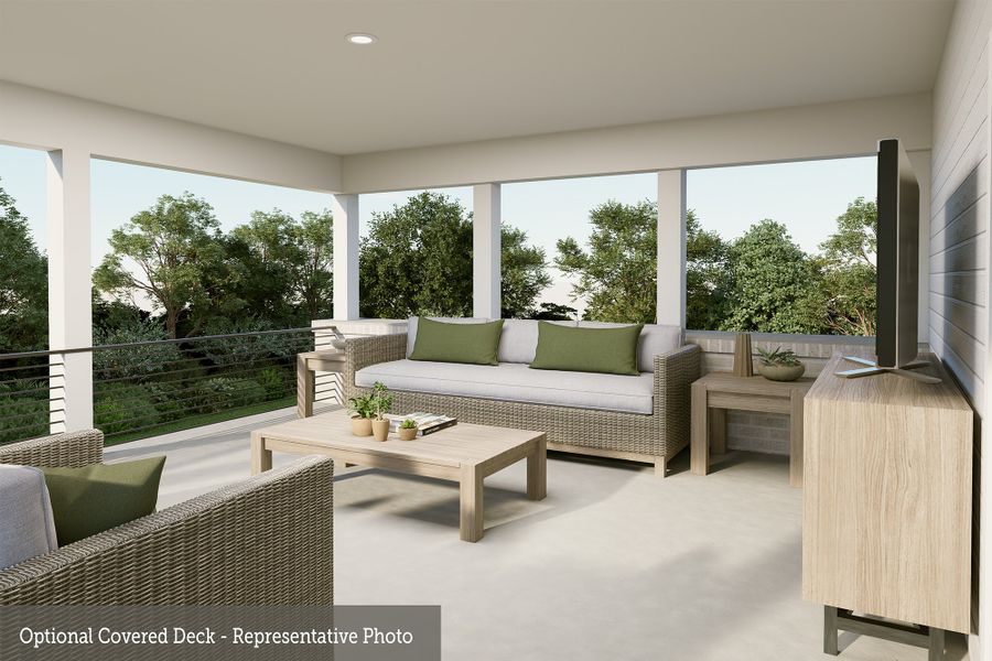 Image 14 representing the The Frazier by David Weekley Homes in Easthaven at Bridgeland Central - Horizon Collection, Cypress, TX.