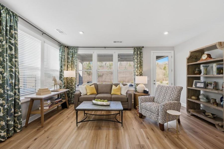 Furnished interior view inside a new home in , Hoschton (Image 10).