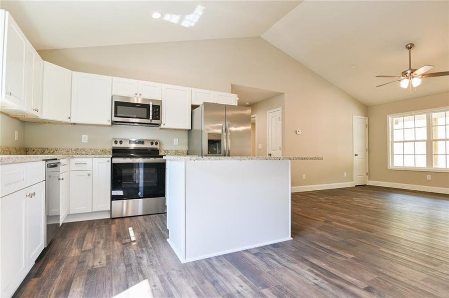 Furnished interior view inside a new home in , Dahlonega (Image 5).