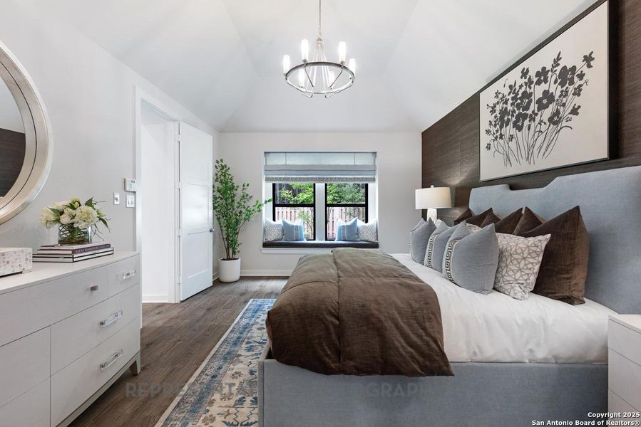 Furnished interior view inside a new home in The Crossvine, Schertz (Image 12).