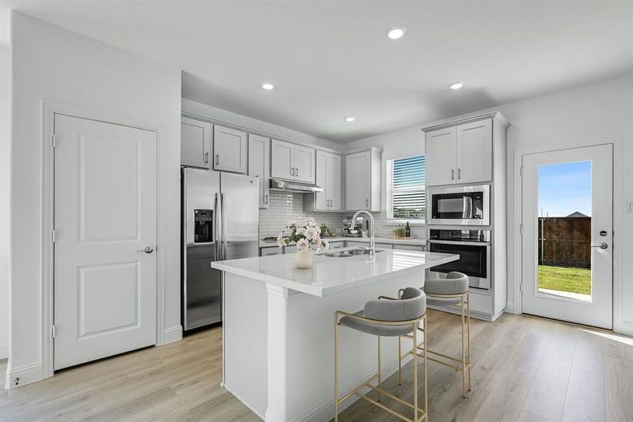 Furnished interior view inside a new home in Madero 50s, Haslet (Image 7). Furnished interior view inside a new home in Madero 50s, Haslet (Image 7).