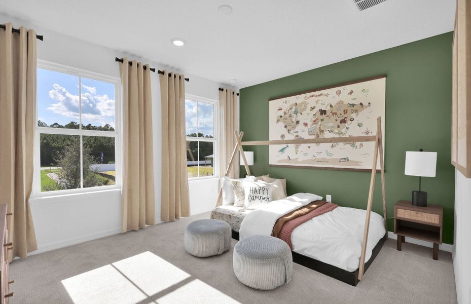 Representative furnished interior of a home built from the Whitestone by Pulte Homes in Joseph Oaks, Jacksonville (Image 4).
