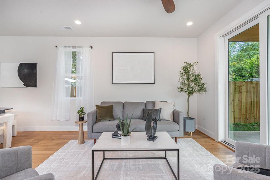 Furnished interior view inside a new home in , Charlotte (Image 8).