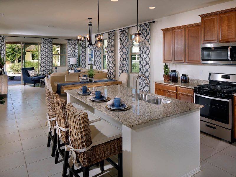 Furnished interior view inside a new home in The Preserve at Province II 55+/Active Adult, Maricopa (Image 8).