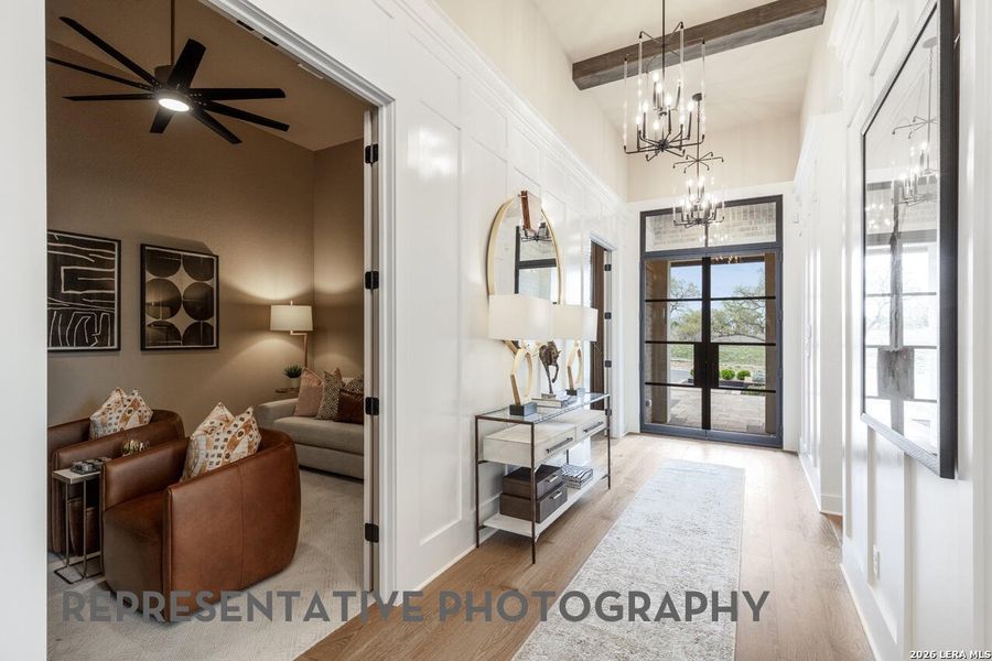Furnished interior view inside a new home in Hallie's Cove, Schertz (Image 13).