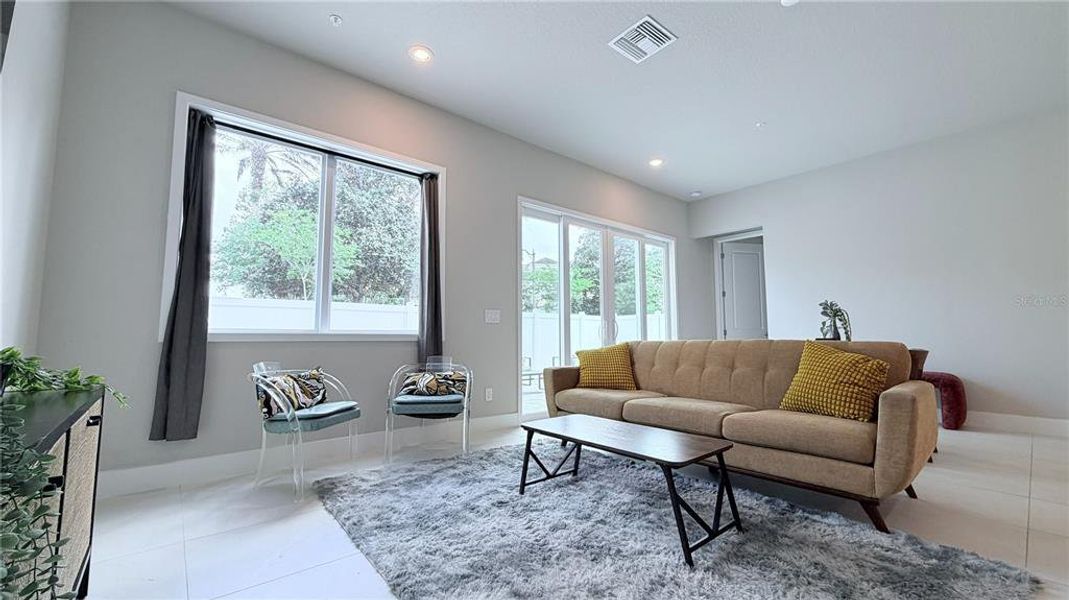Furnished interior view inside a new home in , Reunion (Image 25).
