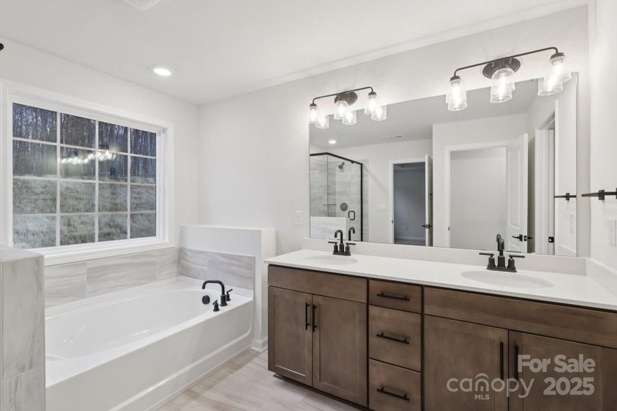 Furnished interior view inside a new home in Falls Cove, Troutman (Image 10).