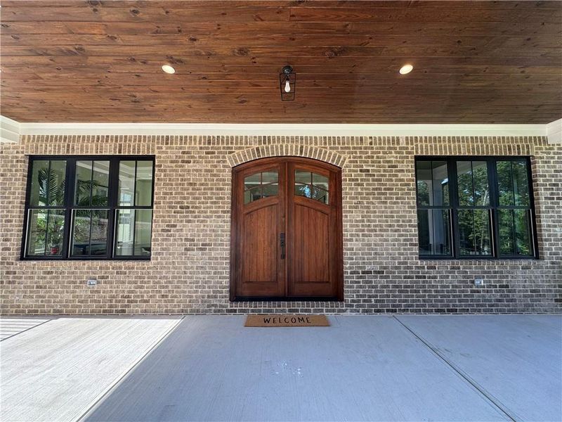 Exterior details and patio area of a home in , Woodstock (Image 36).