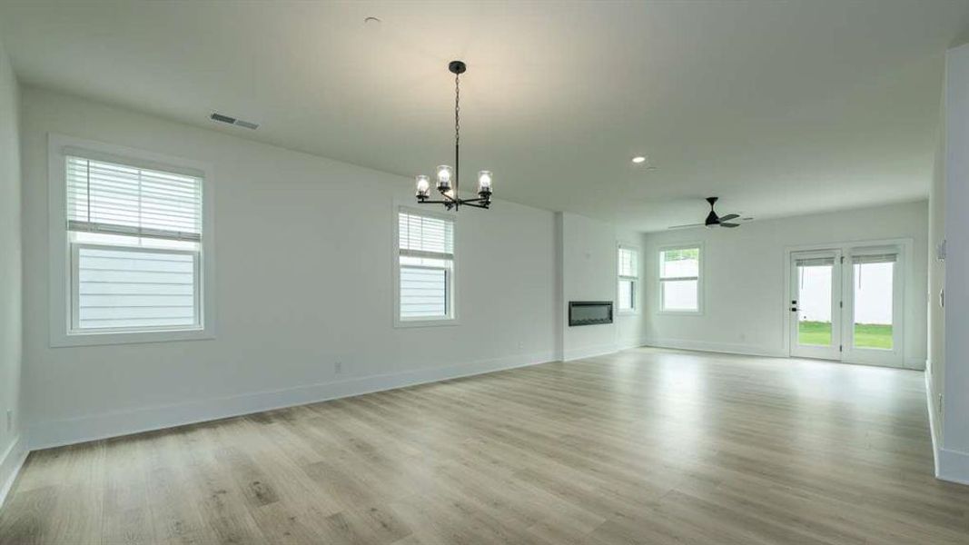 Spacious, unfurnished interior of a new home in The Village at Sandy Plains, Marietta (Image 19).