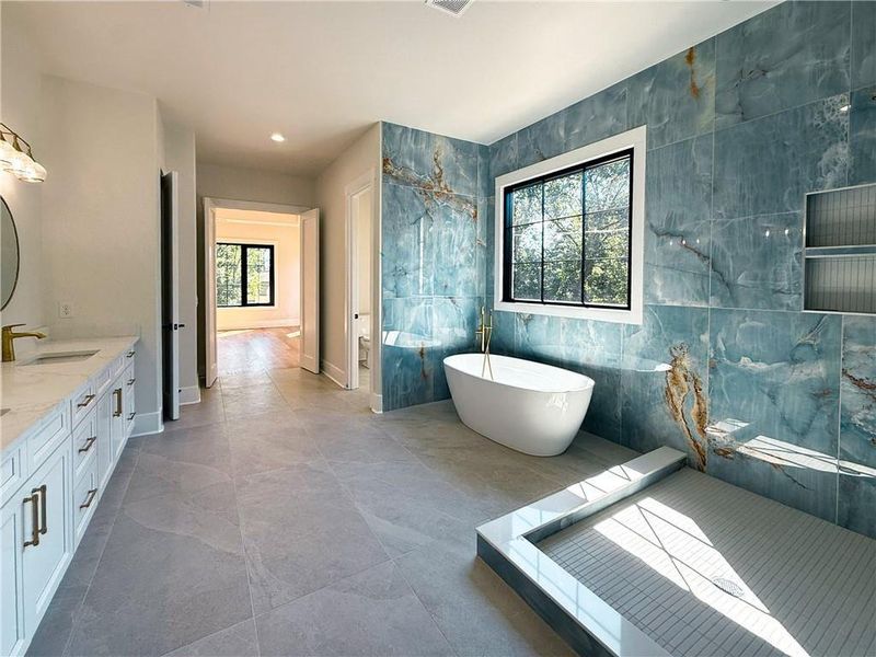 Furnished interior view inside a new home in , Marietta (Image 12).